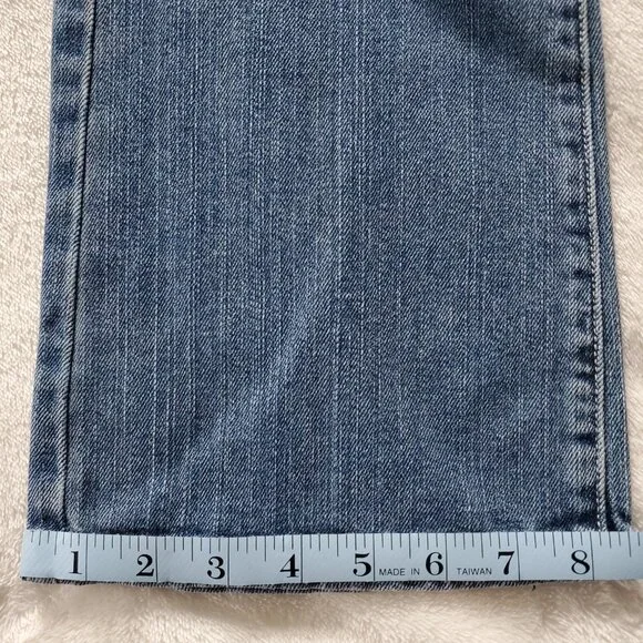 American‎ Eagle Distressed Original Boot Denim Jeans Size 2 Low Rise - Picture 8 of 9